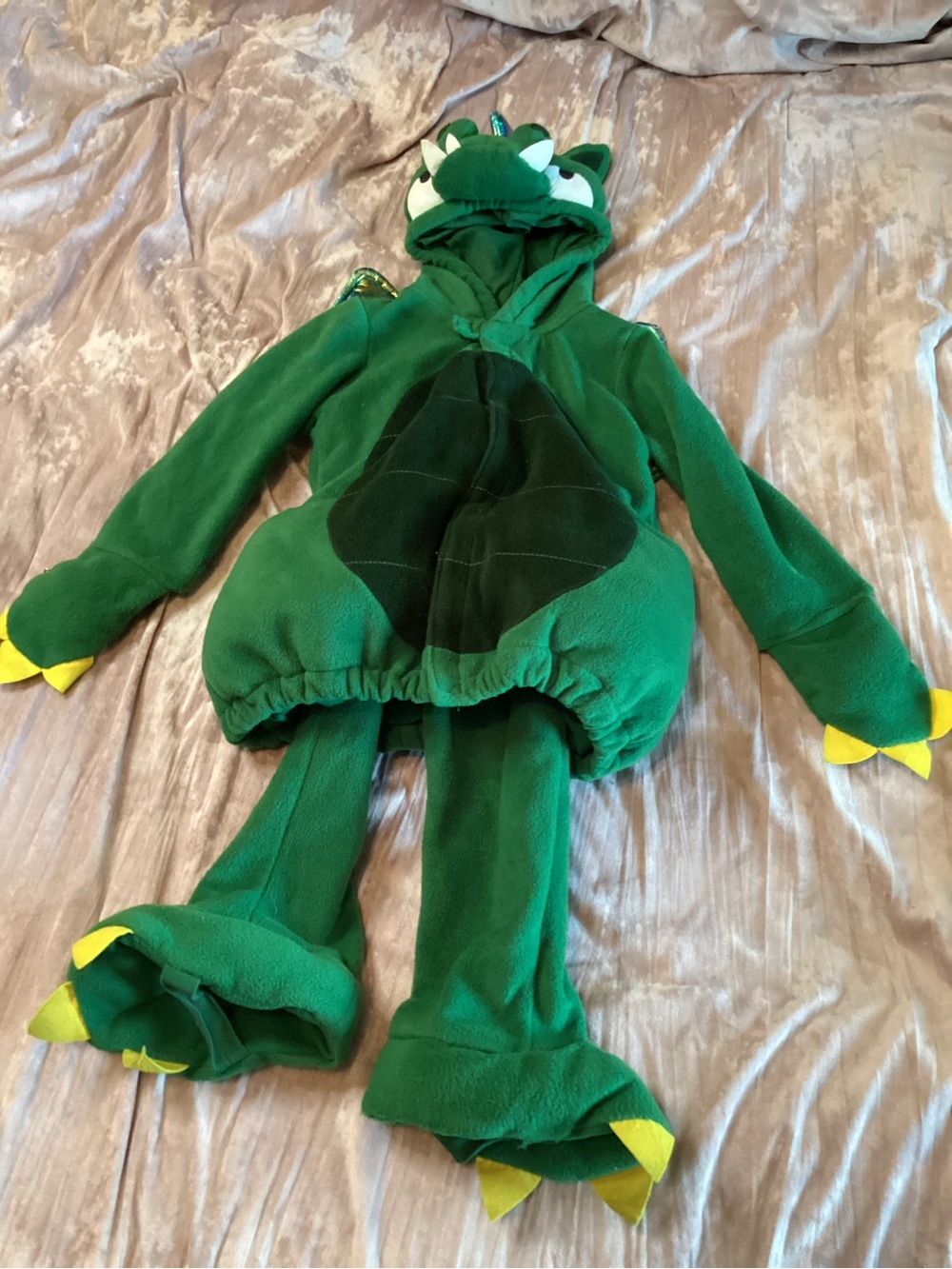 Old Navy Green Dino Hooded Top Part & Pants Kids Costume
